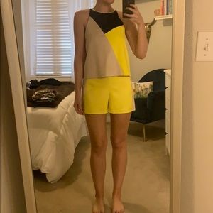 NWOT Zara 2 Piece Color Block Set